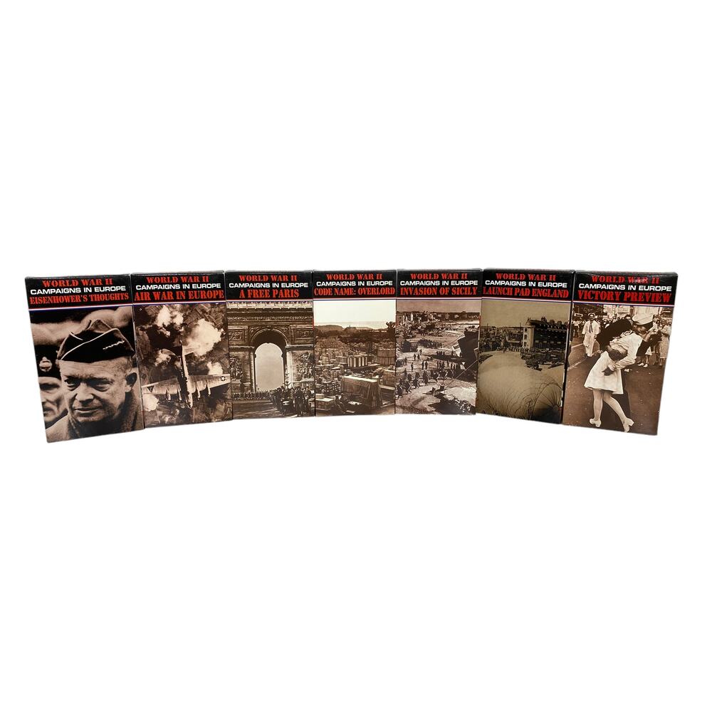 World War II Campaigns In Europe VHS Box Set - Picture 4 of 9
